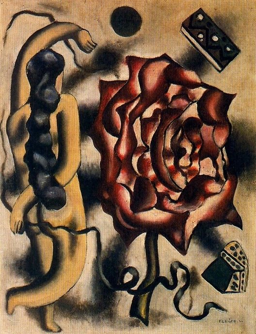 Fernand Leger (1881-1955), Woman with flower