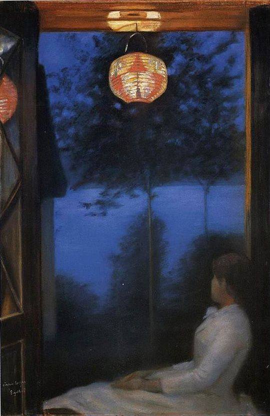 Oda Krohg, Japanese Lantern, 1886