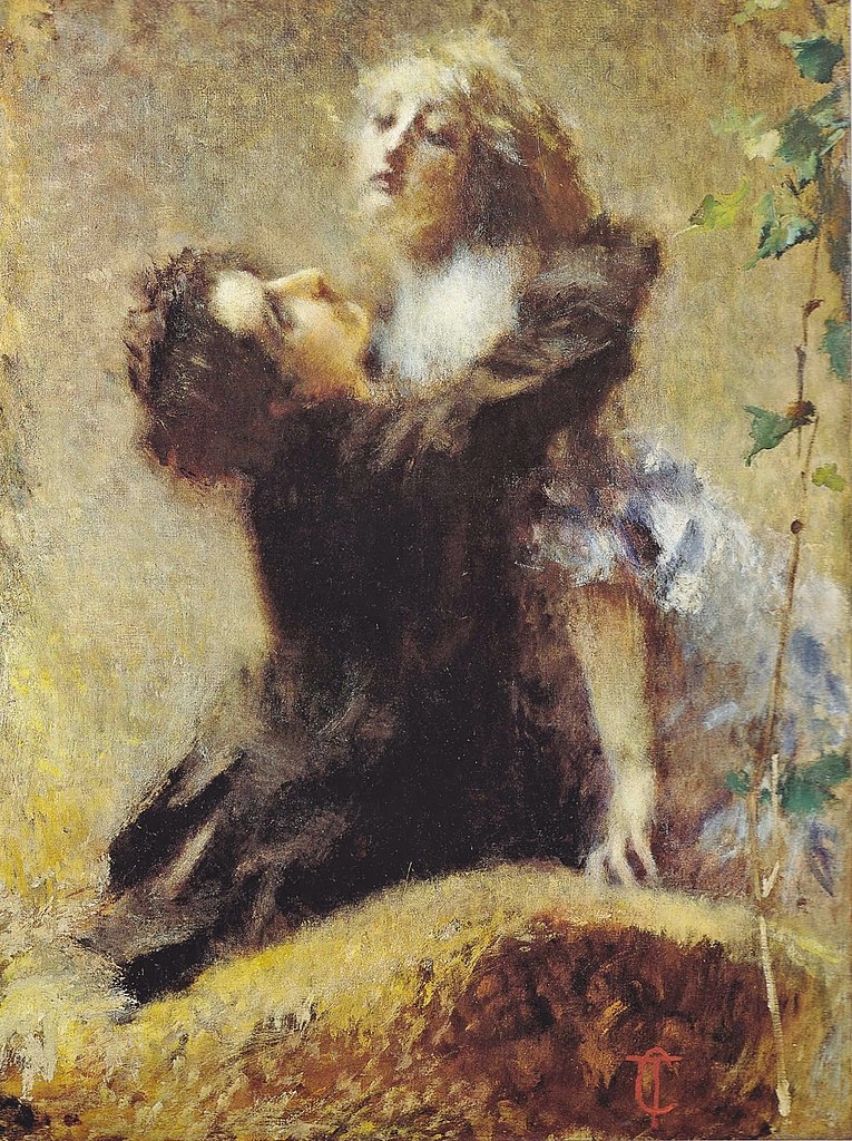 Tranquillo Cremona, The ivy, 1878