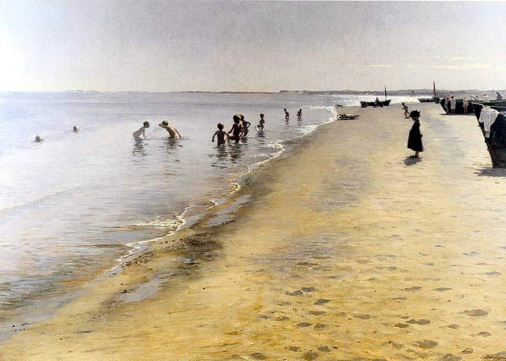 Peder Severin Krøyer Sommerdag Ved Skagens Sønderstrand, 1884 Usa