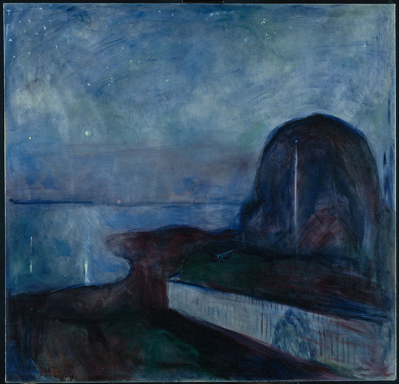 Edvard Munch, Starry night, 1893