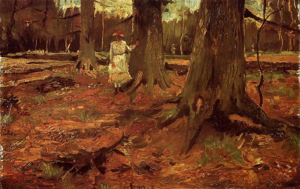 Vincent Van Gogh Girl In White In The Woods USATO