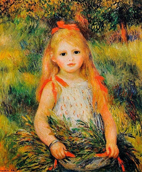 Young Girl With Sheaf Renoir Us