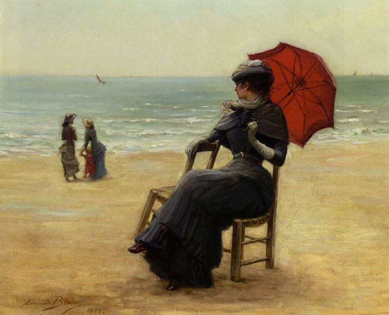 Edouard Bisson, Sitting By The Sea