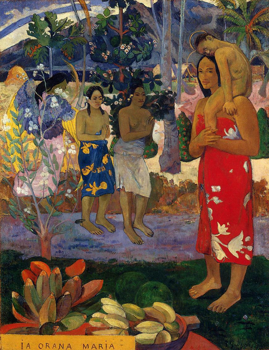 Gr Le Marie De Paul Gauguin Peinture L Huile Toile De Haute Qualit Peint La Main