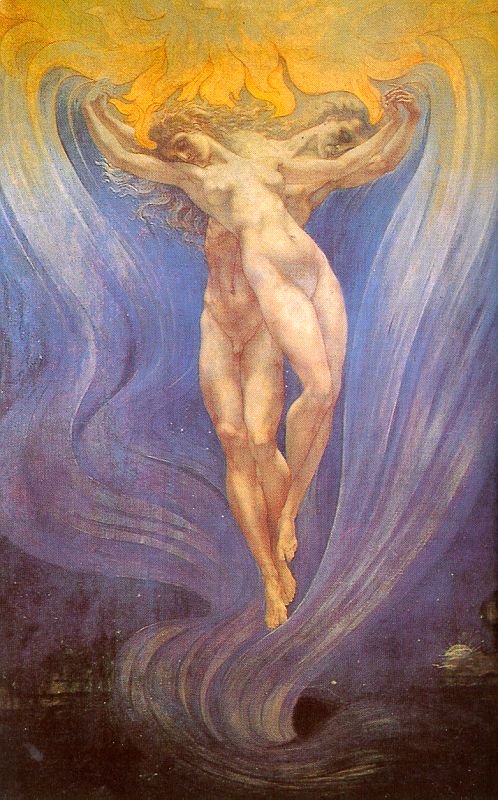 Jean Delville The Love Of Souls, 1900 Usat