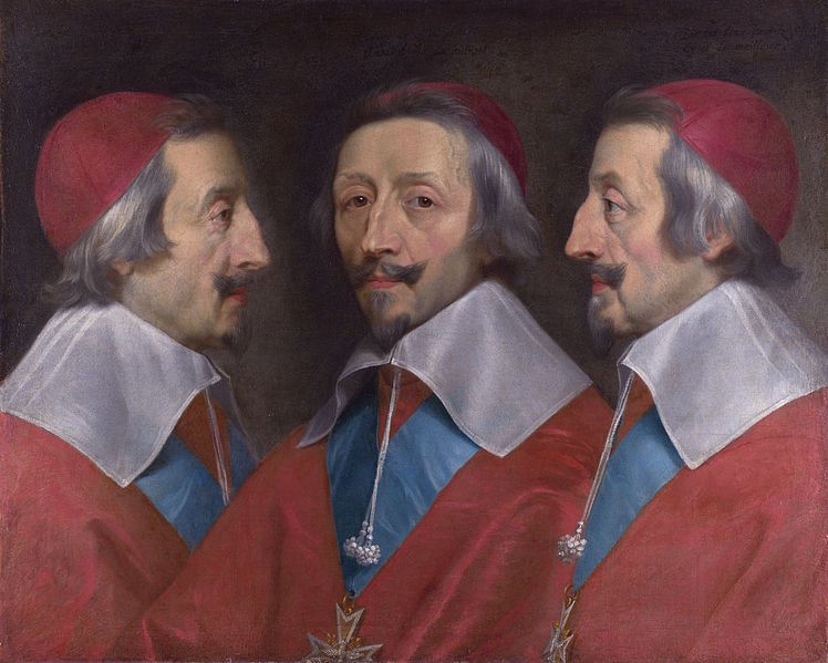 748px Triple Portrait Of Cardinal De Richelieu Probably 1642, Philippe De Champaigne