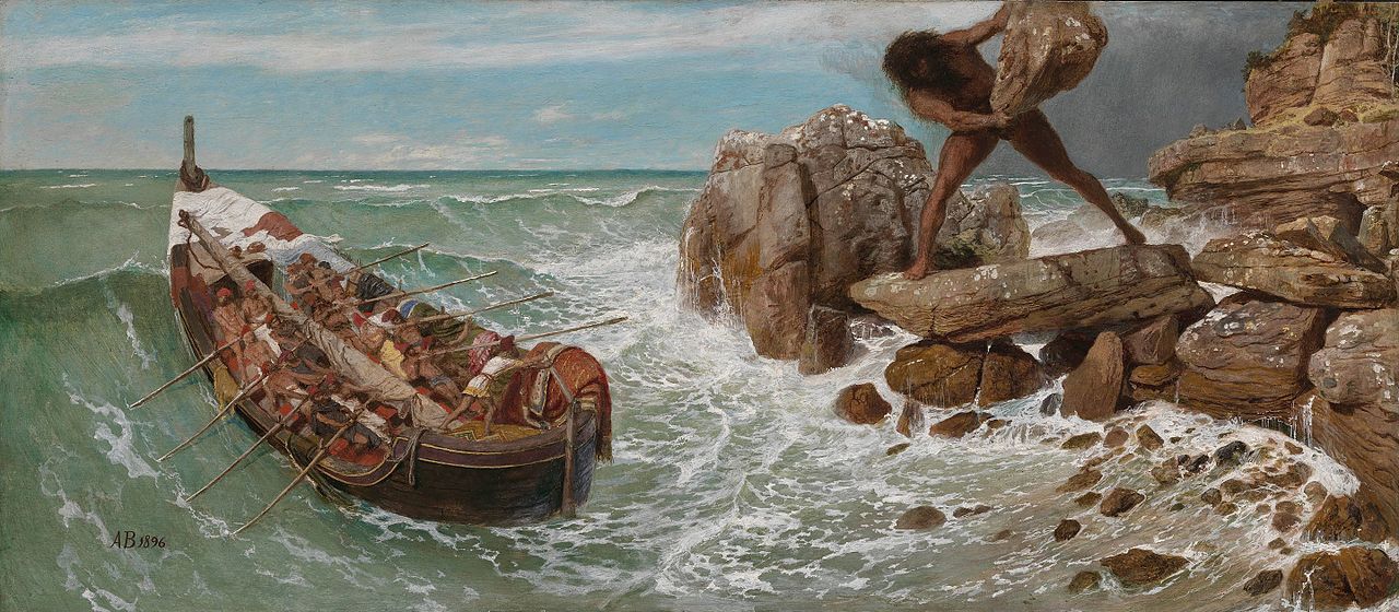 Arnold Böcklin Odysseus Und Polyphemus (1896 Usat