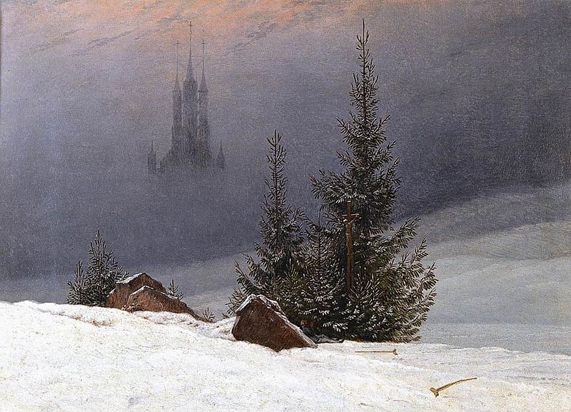 Caspar David Friedrich Winter Landscape With Church Usa