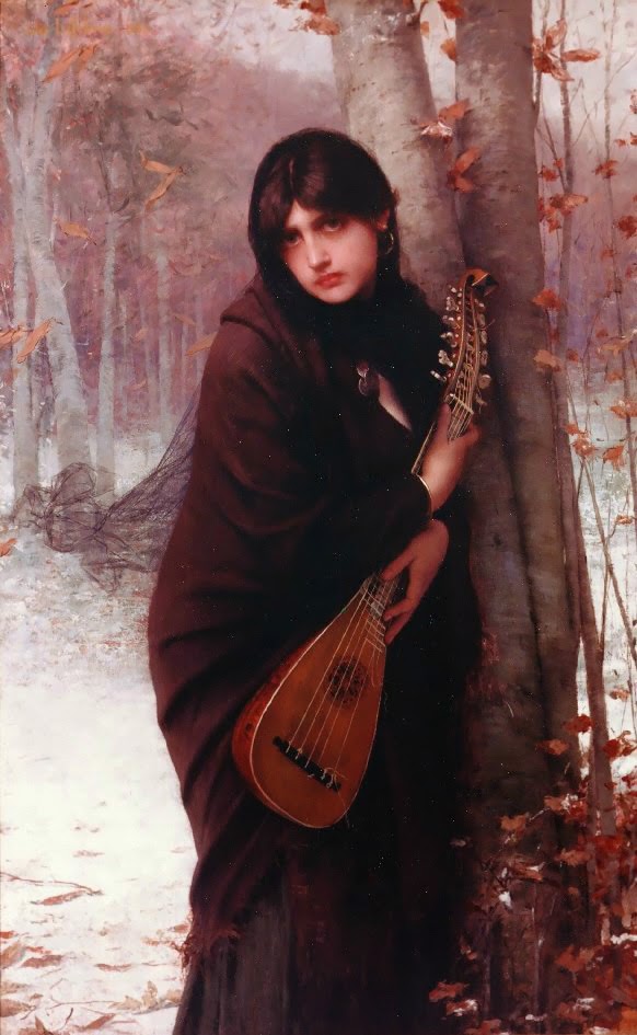 Lefebvre Girl With A Mandolin Usat
