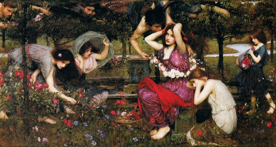 John William Waterhouse, Flora and the Zephyrs,1898