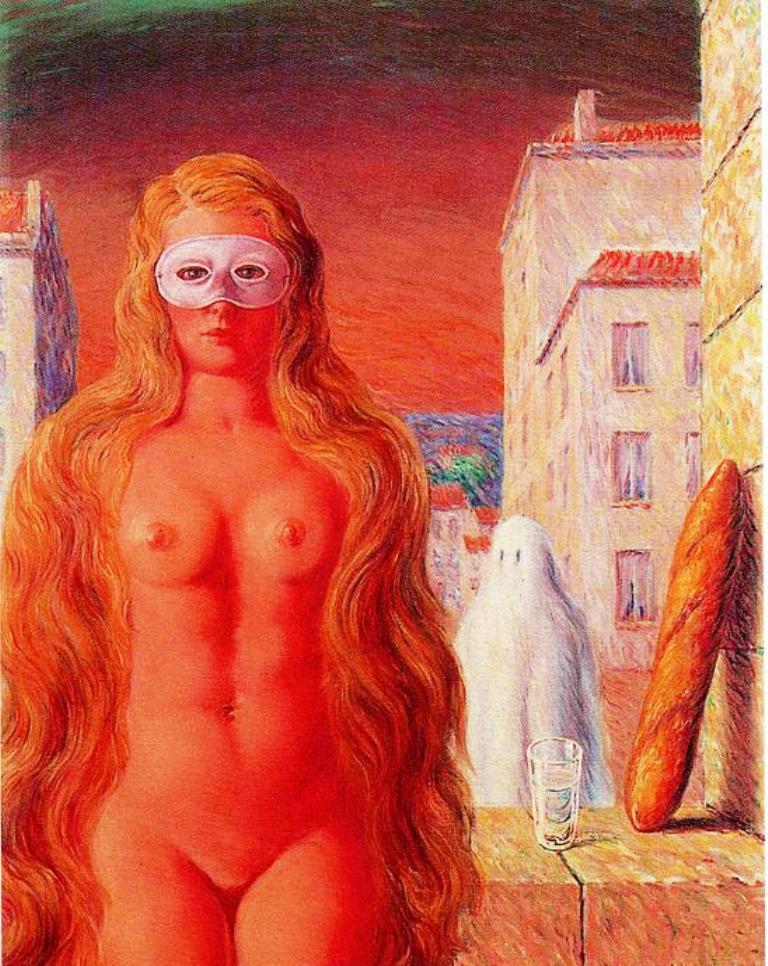 Rene Magritte The Sage S Carnival 1947 Usato