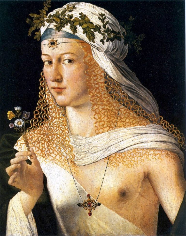 Bartolomeo Veneto Ritratto Di Flora O Lucrezia Borgia Us