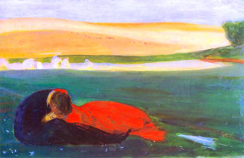 Weiss Kissing On The Grass 1900 Usato