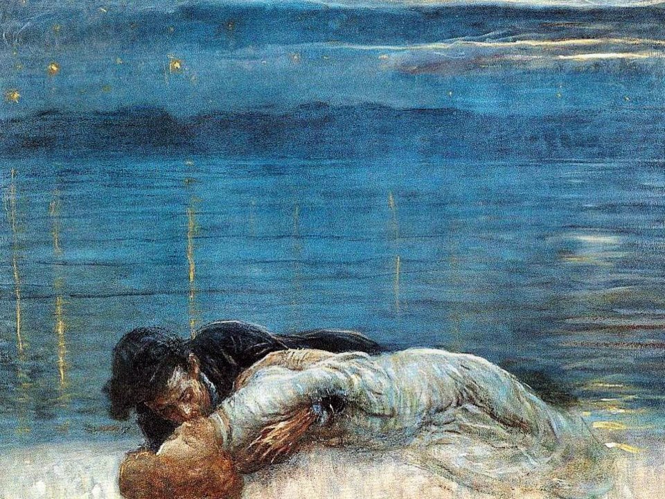 Angelo Dall’Oca Bianca, Stelle cadenti (Shooting stars), 1913