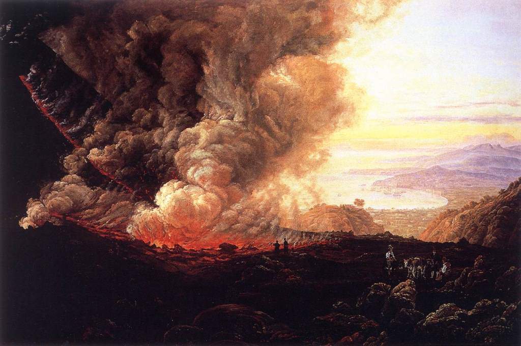 Johan Christian Claussen Dahl Eruption Of The Vesuvius USATO