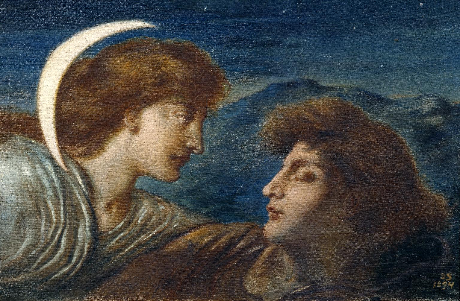 The Moon And Sleep 1894 By Simeon Solomon 1840 1905