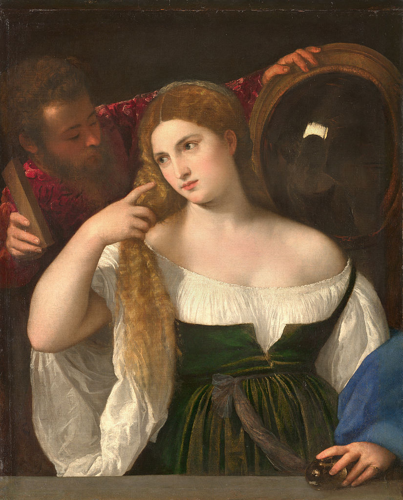 825px Portrait D’une Femme à Sa Toilette, By Titian, From C2RMF Retouched