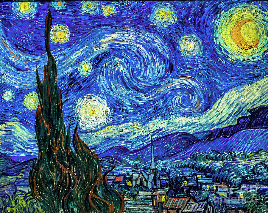 Starry Night By Vincent Van Gogh Vincent Van Gogh