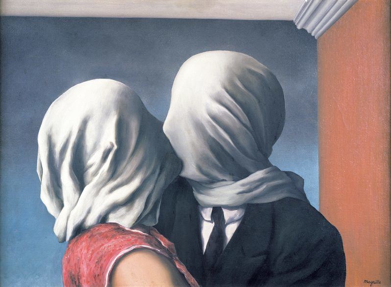R. Magritte, Lovers