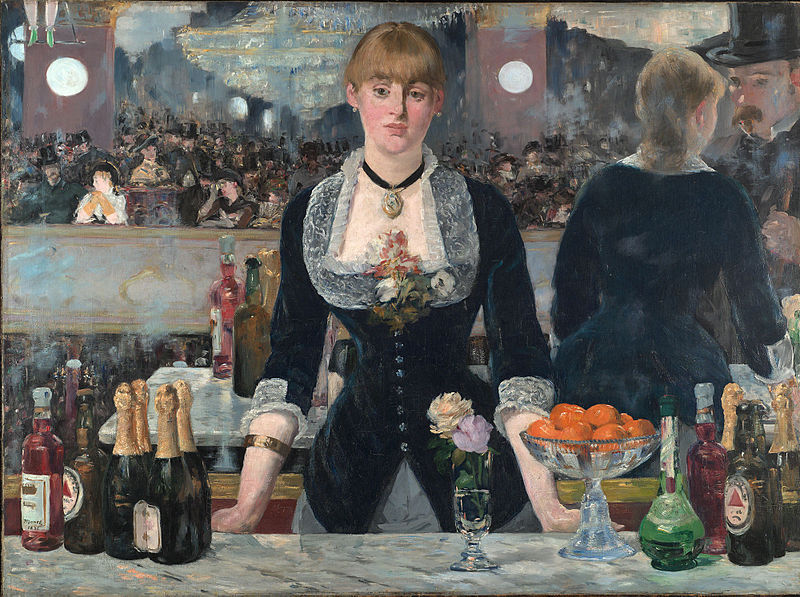 Edouard Manet, A Bar At The Folies Bergère Usa