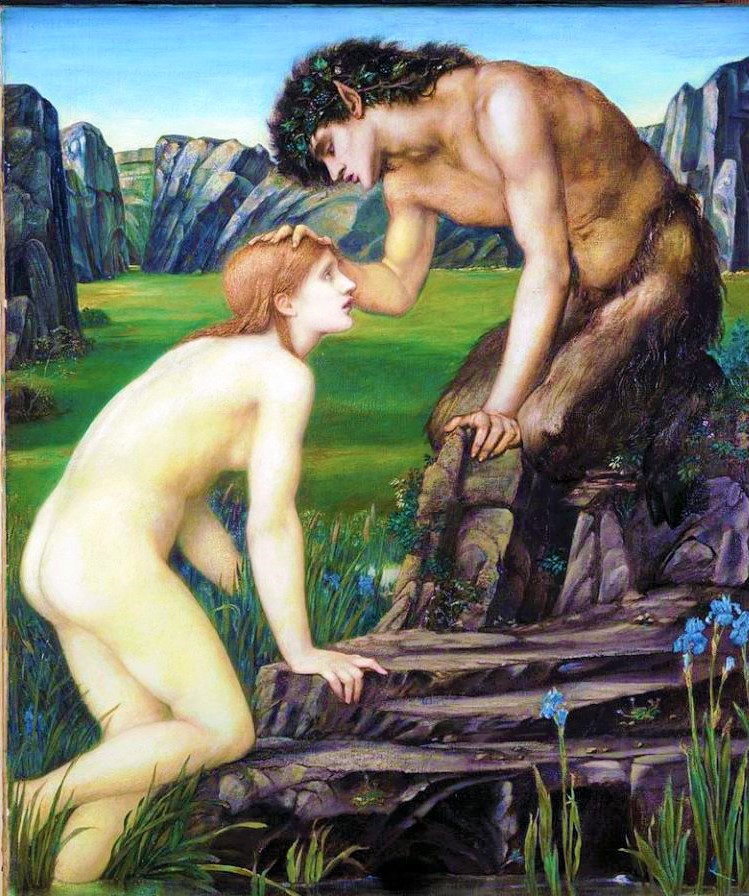 Edward Burne Jones Pan And Psyche Usat