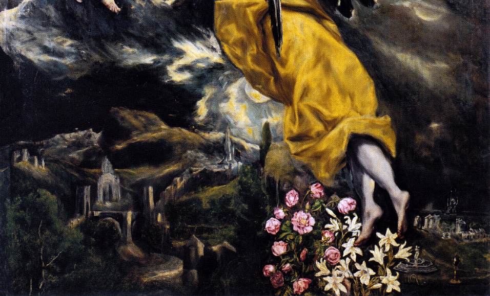 El Greco, The Virgin of the Immaculate Conception (detail), 1611