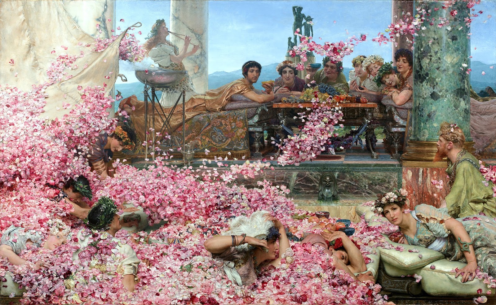 Sir Lawrence Alma Tadema The Roses Of Heliogabalus, 1888 (1)