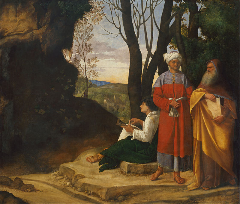 Giorgione Three Philosophers Usa