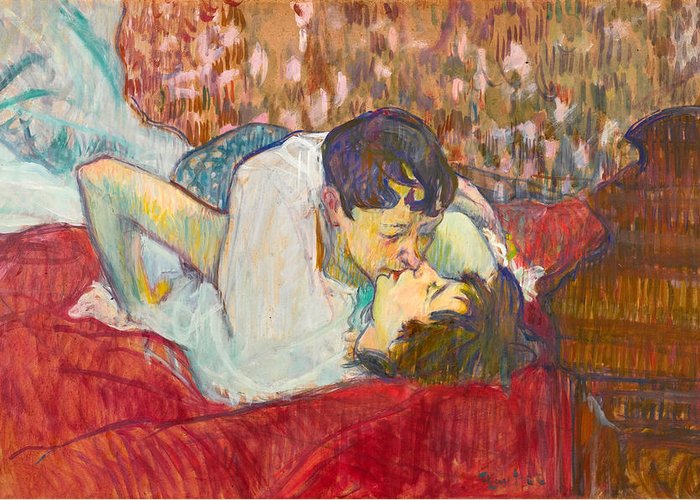 Henri De Toulouse Lautrec, In Bed – The Kiss