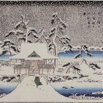 Utagawa Hiroshige, Snow Scene, Pond at Inokashira, c. 1840
