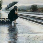 Steve Hanks, Leaving in the rain, 1990 ca