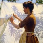 Charles Courtney Curran, The Laundress