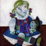 Pablo Picasso Portrait Of Maya With Her Doll