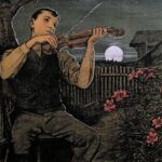 Hans Thoma, Violin Player To The Moon, 1897
