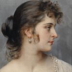 Portrait Of Woman With Earrings