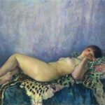 Henri Lebasque, Nude On A Leopard Skin