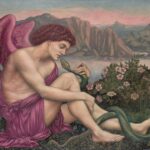 The Angel With The Serpent, By Evelyn De Morgan